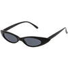 Gafas de sol estilo ojo de gato ovaladas ultrafinas y poco profundas retro de los años 90 C575