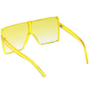 Gafas de sol cuadradas de tono de color de festival de gran tamaño para mujer C581