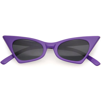 Gafas de sol estilo ojo de gato retro de punta alta para mujer C583
