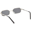 Gafas de sol de metal delgadas geométricas retro pequeñas Dapper de tendencia C596