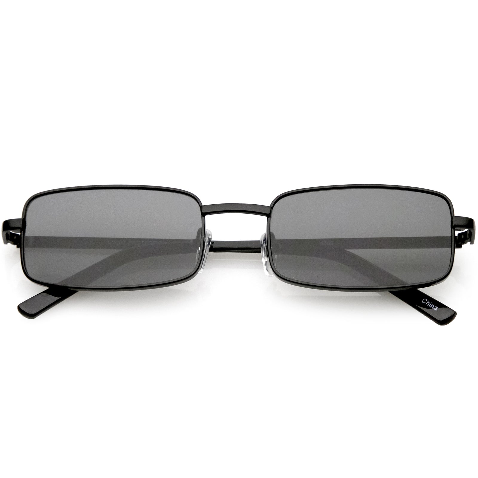 Retro 1990's Fashion Rectangle Flat Lens Sunglasses C598
