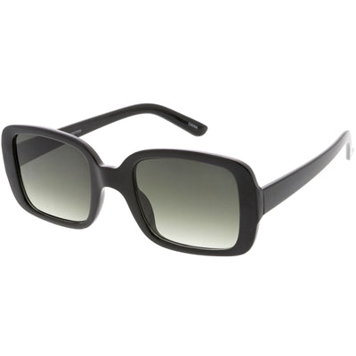 Gafas de sol con lentes planas cuadradas modernas retro para mujer C605