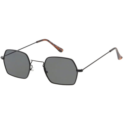 Ultra Slim Metal Hexagon Geometric Sunglasses C633