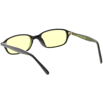 Gafas de sol pequeñas retro rectangulares en tono de color Dead Stock C642