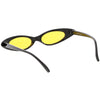 Gafas de sol estilo ojo de gato con tono de color fino retro de los años 90 para mujer C662