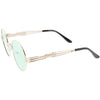Vintage Steampunk gafas de sol redondas de gran tamaño en tono de color C664