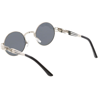 Gafas de sol ovaladas de metal inspiradas en Steampunk vintage C667