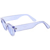 Gafas de sol estilo ojo de gato en tono de color translúcido retro atrevido C695