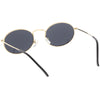 Gafas de sol retro pequeñas de metal ovaladas redondas de los años 90 C700