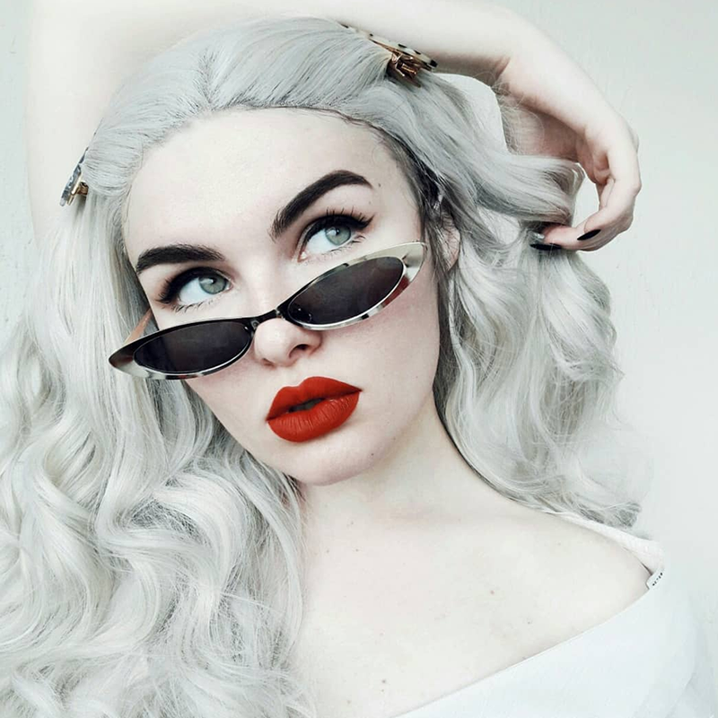 Gafas De Moda Sin Puntas De Gato, Anteojos De Gato