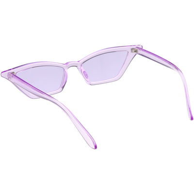 Women's Colorful Translucent Color Tone Lens Cat Eye Sunglasses C735