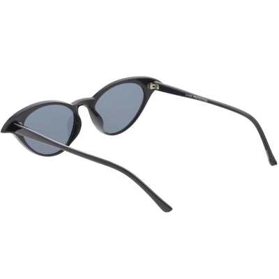 Gafas de sol estilo ojo de gato retro de punta baja para mujer C737