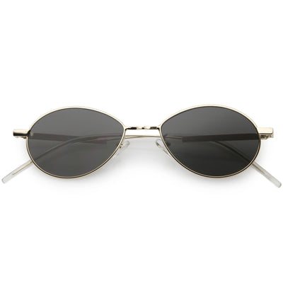 Gafas de sol clásicas retro unisex de metal ovaladas Dapper C741