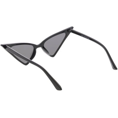 Gafas de sol estilo ojo de gato de punta alta, retro, modernas y de gran tamaño para mujer C745