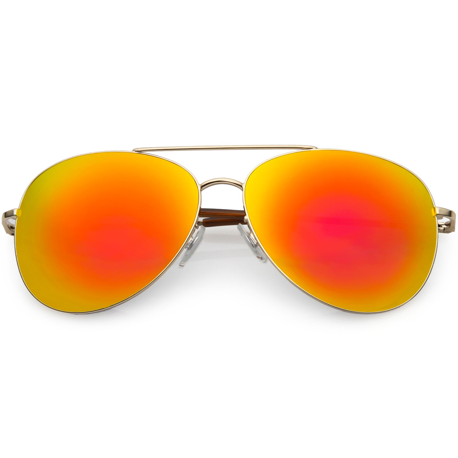 Classic Round Colored Mirror Lens Aviator Sunglasses C780