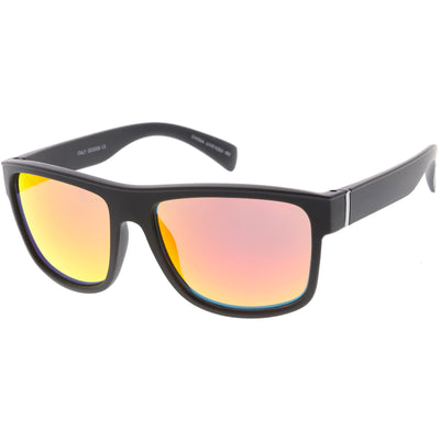 Gafas de sol de aviador cuadradas deportivas de acción con parte superior plana para hombre C786