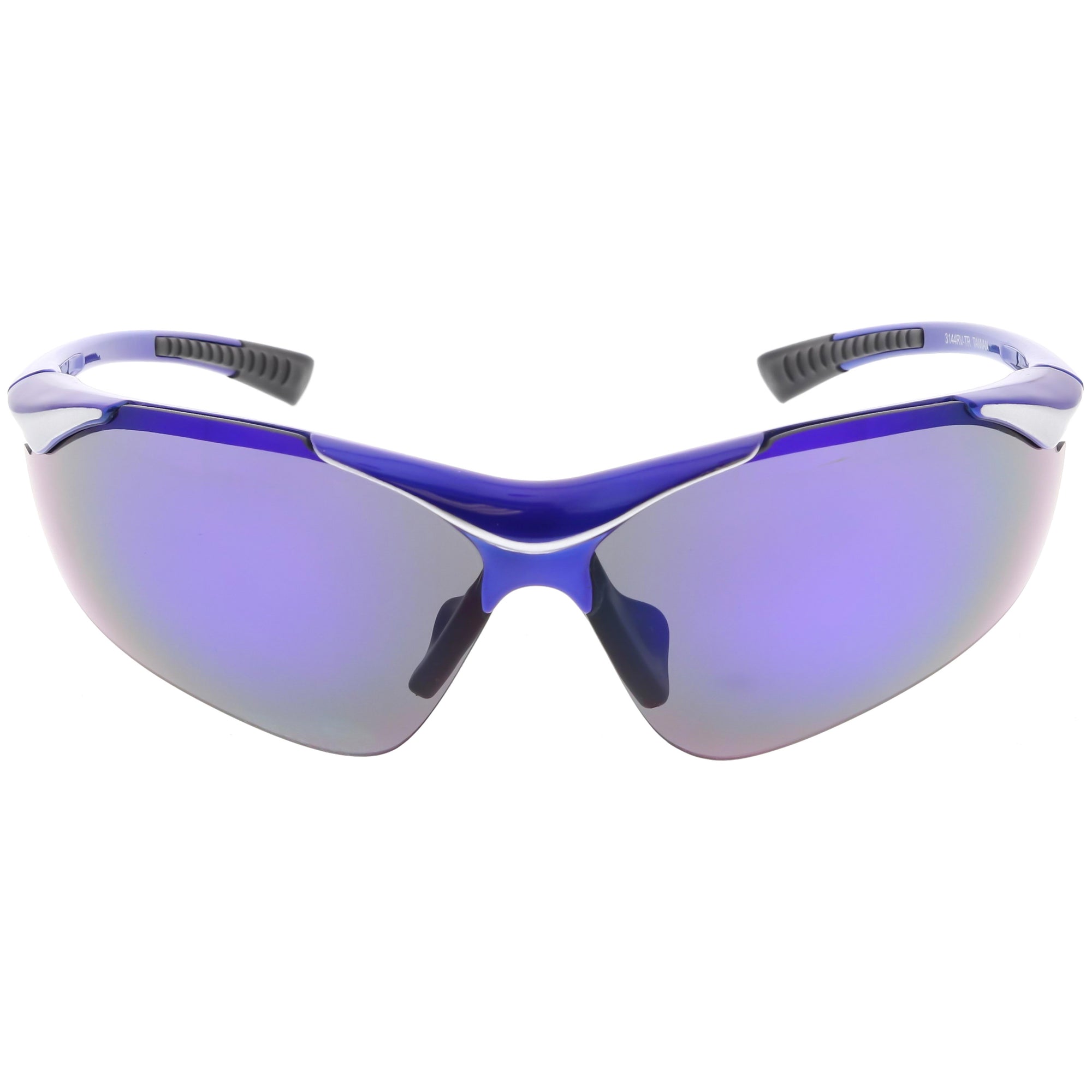 Performance TR-90 Sports Shield Gafas de sol con lentes espejadas C797