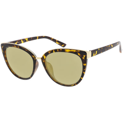 Gafas de sol estilo ojo de gato, finas y extragrandes, estilo retro de los años 50, C840