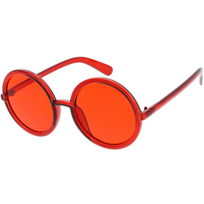 Gafas de sol de moda de los años 70 con círculo redondo retro grande C855