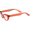 Gafas de sol estilo ojo de gato en tono de color ovalado retro para mujer C868