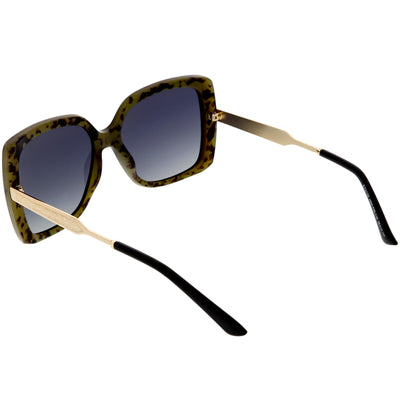 Gafas de sol polarizadas cuadradas extragrandes premium para mujer C884
