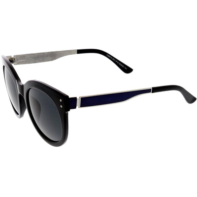 Gafas de sol con lentes polarizadas y borde redondo para mujer C893
