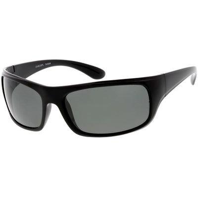 Gafas de sol rectangulares con lentes polarizadas de estilo de vida activo C903