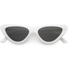 Gafas de sol polarizadas tipo ojo de gato, lentes de color neutro, pequeñas y gruesas, C927