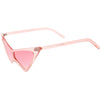 Gafas de sol estilo ojo de gato con punta afilada y tono de color Rock N Roll para mujer C945