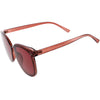 Classy High Temple Arms Cat Eye Horn Rimmed Sunglasses D010
