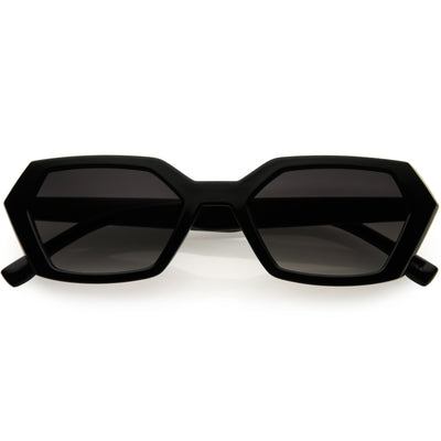 Retro Fashion Neutral Colored Geometric Sunglasses D120