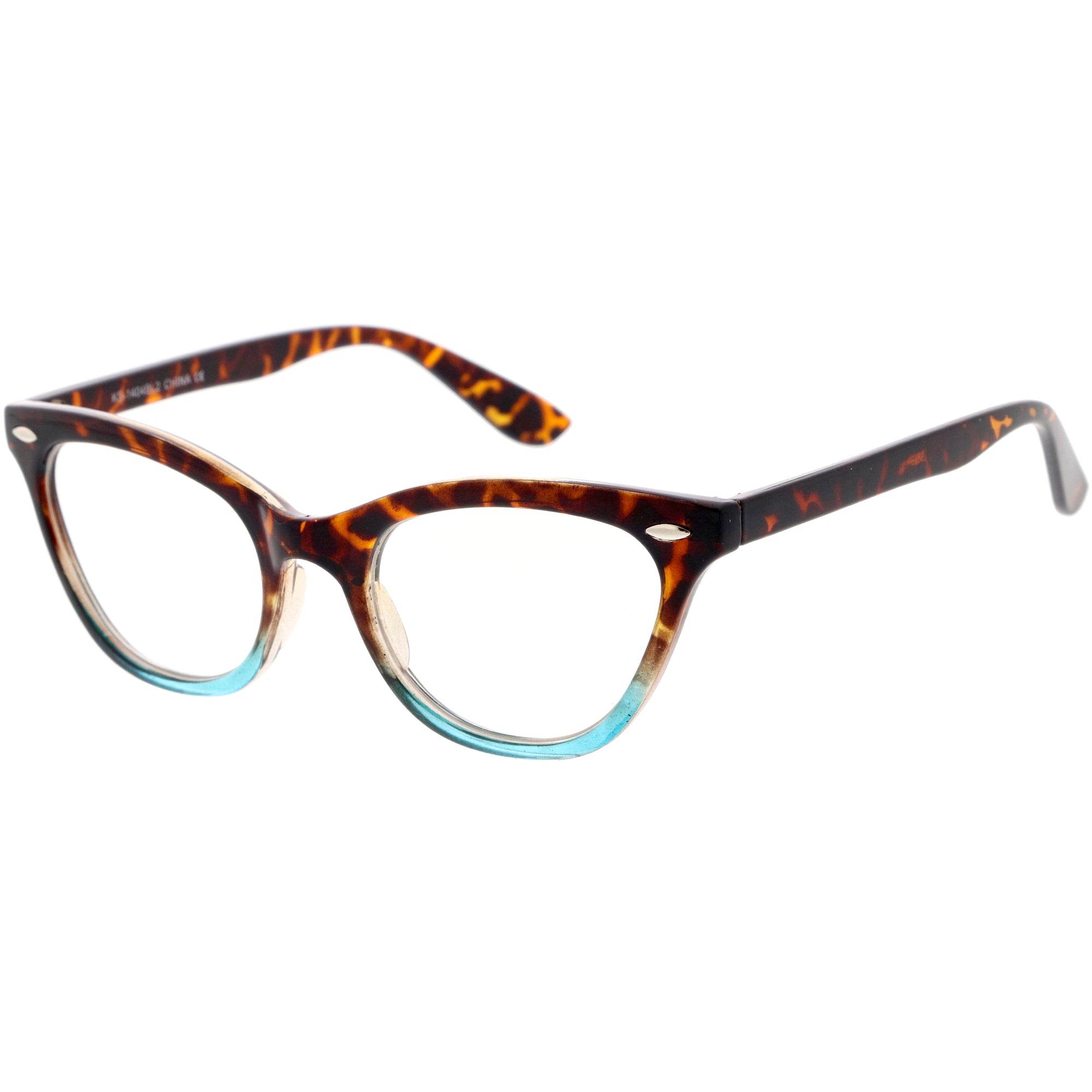 Chic Fashion Everyday Small Cat Eye Blue Light Glasses D156 - zeroUV