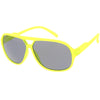 Gafas de sol de aviador extragrandes con lentes de color neutro para niños D184