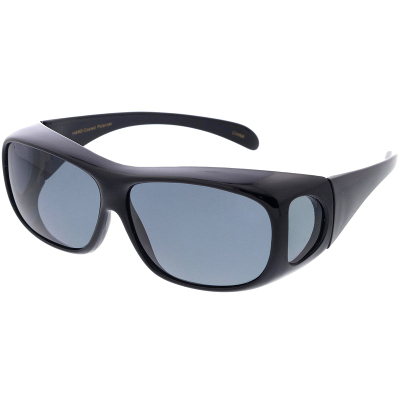 Gafas de sol deportivas con lentes polarizadas y protección envolvente completa D190