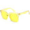 Kids Color Tinted Retro Oversized Square Sunglasses for Children D201