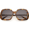 Glam Retro Fabulous Fashion Gafas de sol cuadradas de gran tamaño D205