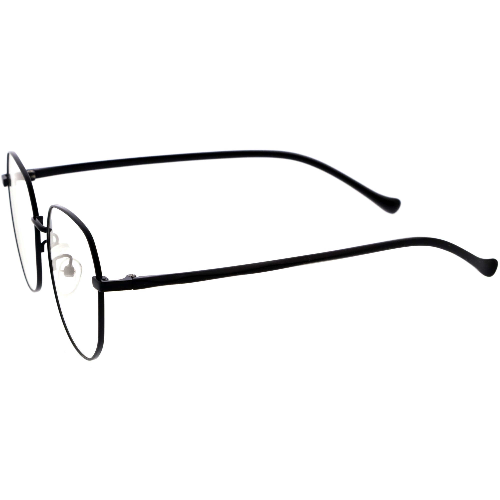 goggles frame Geometric Ultra Thin Metal Frame Polygon Blue Light Glasses D220
