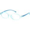 Gafas transparentes redondas con bloqueo de luz azul ligeras y ovaladas para niños D222