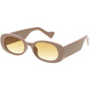 Gafas de sol ovaladas vintage con montura gruesa y redondeadas retro D262