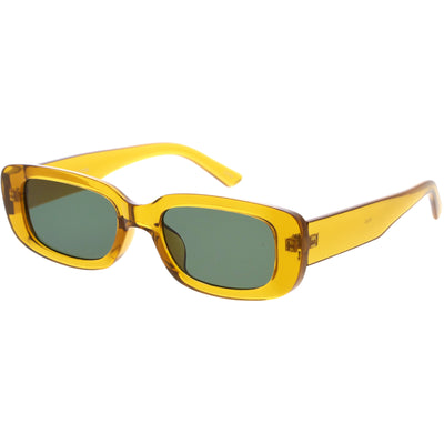 Gafas de sol cuadradas de moda retro anchas de inspiración vintage D277