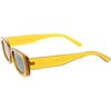 Gafas de sol cuadradas de moda retro anchas de inspiración vintage D277