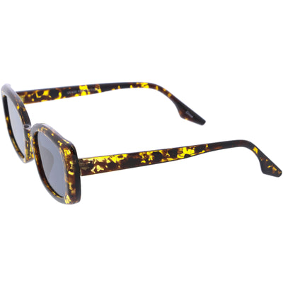 Gafas de sol cuadradas neutras, atrevidas y elegantes de inspiración vintage D294