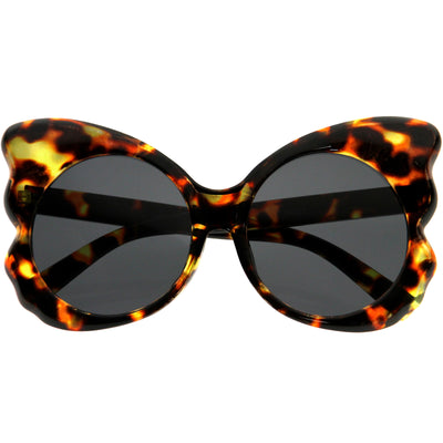 Gafas de sol de mariposa extragrandes de inspiración bohemia retro chic D312