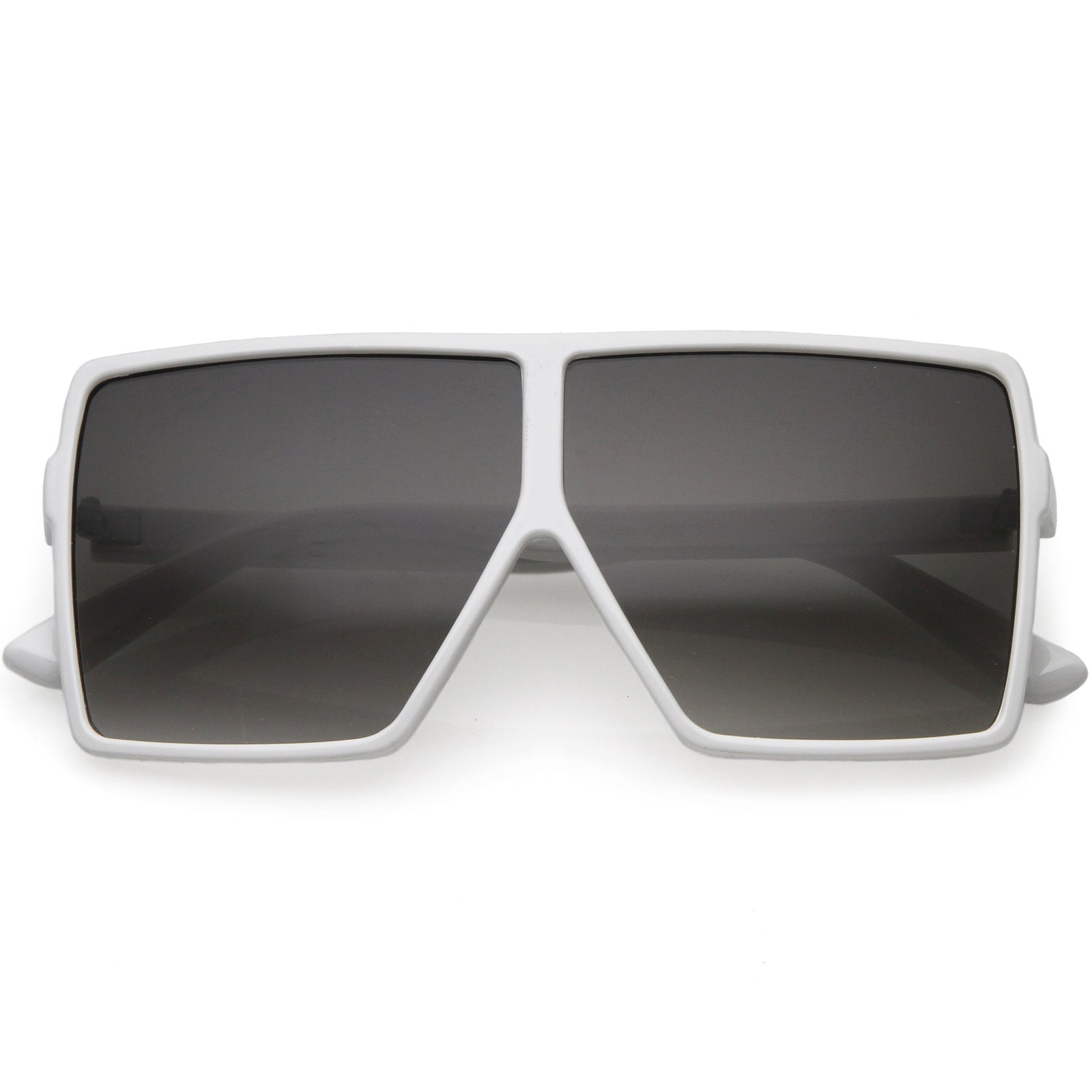 Kids Flat Top Square Neutral Colored Lens Small Oversize Sunglasses D145