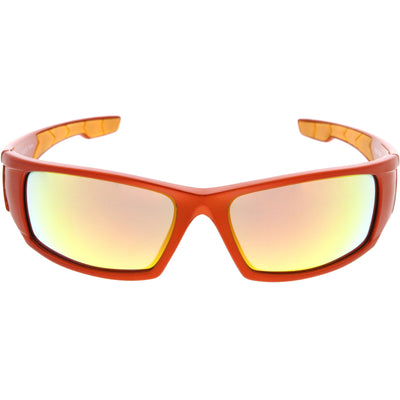 Action Sports TR-90 Sports Wrap Gafas de sol con lentes espejadas C811